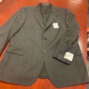 Dockers Pinstripe Suit Jacket sz 50L NWT